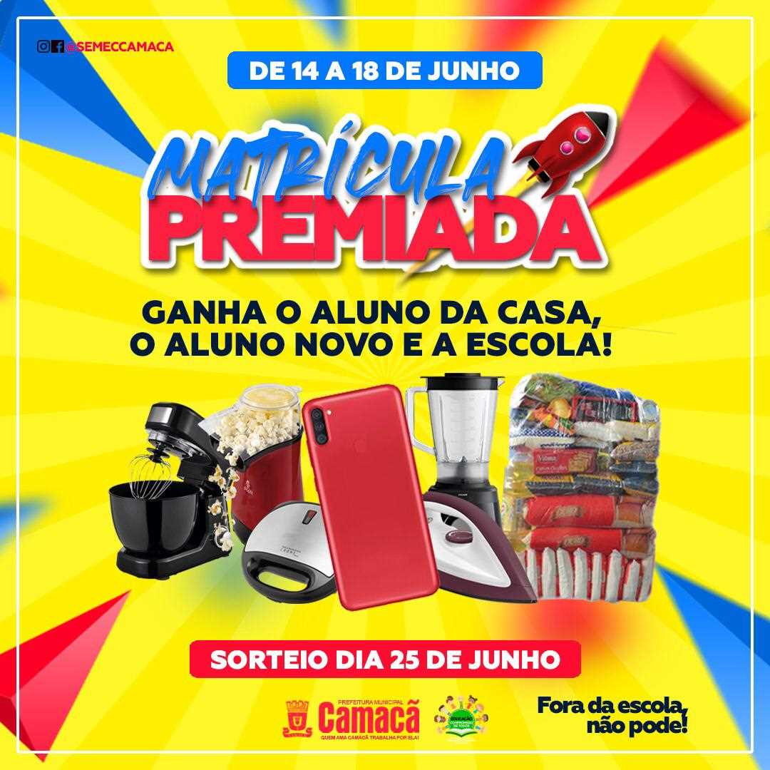 Camacã: Secretaria de Educação e Coordenação Pedagógica vão sortear prêmios nas matrículas